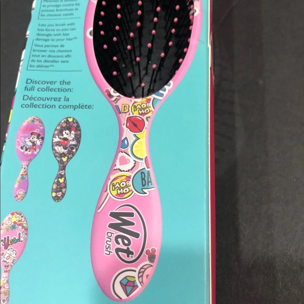 Disney + Wet Brush Limited Edition original‎ detangler pink brush brand new